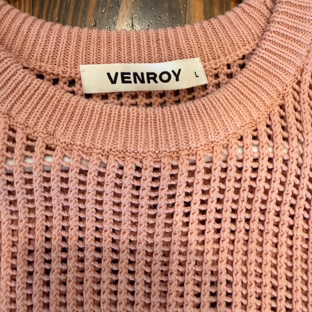 Venroy Knit Set Pink Top L Skirt M Matching Set From Australia - Picture 4 of 13